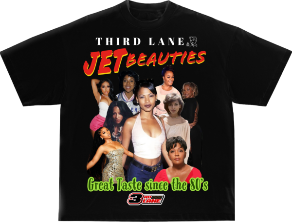 3rd Lane JET Beauties Vintage T shirt black - Image 2