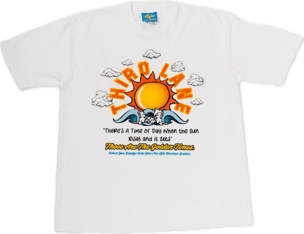 3rd Lane Golden Time of Day White T shirt - Image 2