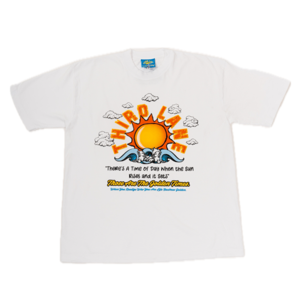 3rd Lane Golden Time of Day White T shirt