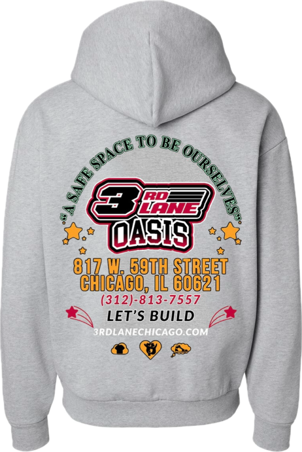 3rd Lane for 3rd Lane oasis Let’s build hoodie Grey - Image 2