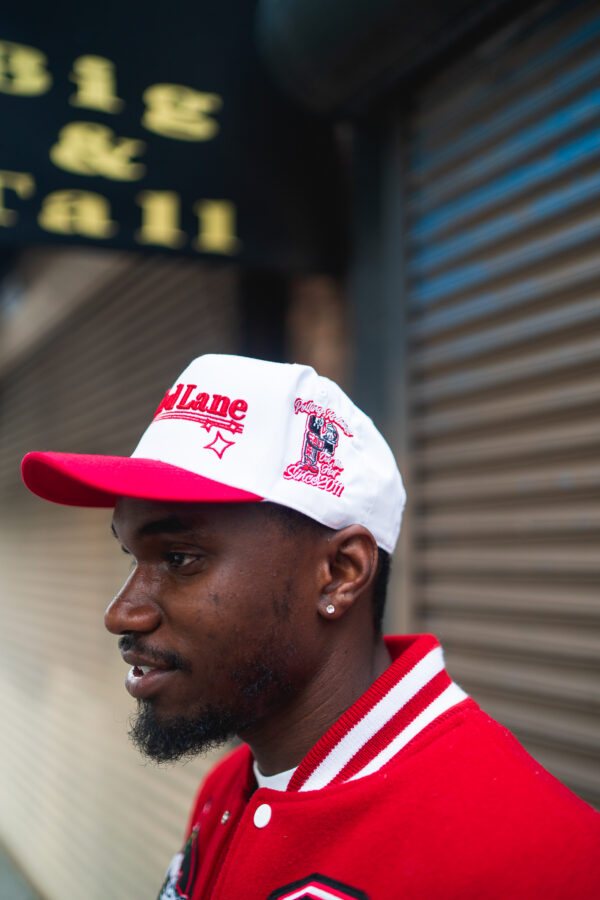 3rd Lane Snap back Cap Red/White Magic - Image 2