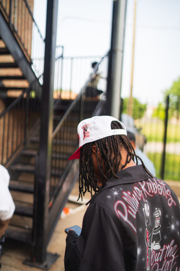 3rd Lane Snap back Cap Red/White Magic - Image 5