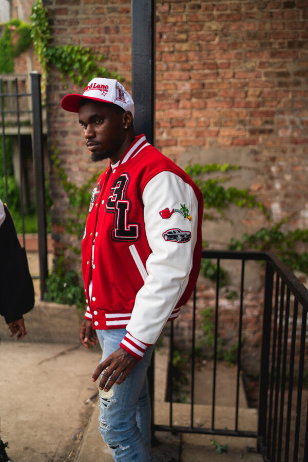 3rd Lane Snap back Cap Red/White Magic - Image 6