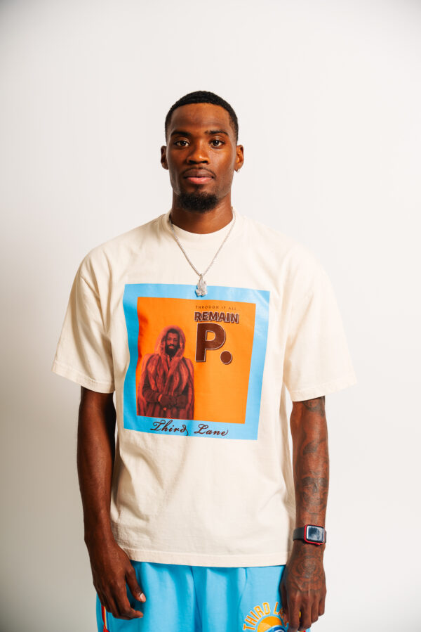 3rd Lane Remain P Teddy P cream T shirt - Image 6