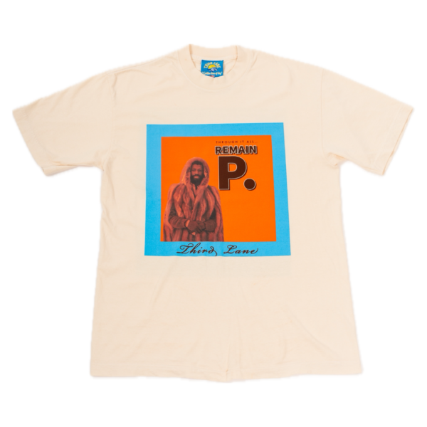 3rd Lane Remain P Teddy P cream T shirt