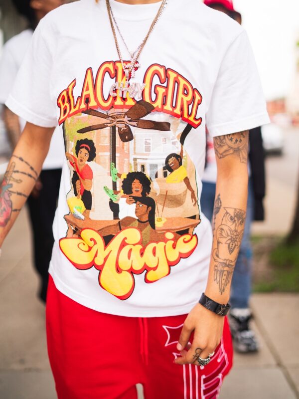 3rd Lane Black Girl Magic White T shirt - Image 2