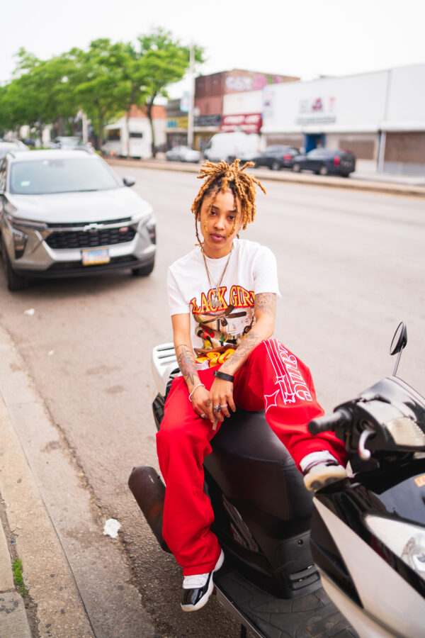 3rdLane Magic Baggy Sweat Pants Red - Image 6