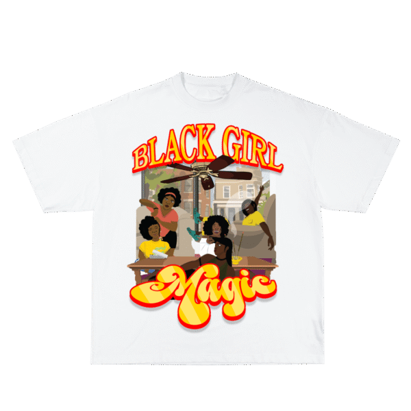 3rd Lane Black Girl Magic White T shirt